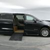 Black Chrysler Pacifica with BraunAbility Side Entry Automatic Fold Out conversion