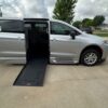 Silver Chrysler Pacifica with BraunAbility Side Entry Automatic Fold Out conversion