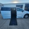 White Chrysler Pacifica with BraunAbility Side Entry Automatic Fold Out conversion