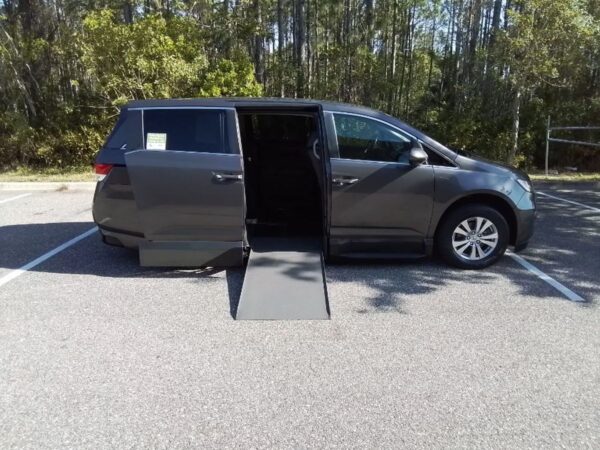 Brown Honda Odyssey with Vantage Mobility Side Entry Automatic In Floor conversion