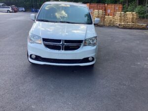 Brown Dodge Grand Caravan with Vantage Mobility Side Entry Automatic In Floor conversion