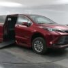 Red Toyota Sienna with BraunAbility Side Entry Automatic In Floor conversion