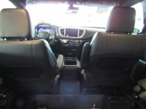 Black Chrysler Pacifica with Vantage Mobility Side Entry Automatic In Floor conversion