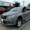 Grey Chrysler Pacifica with Driverge Side Entry Automatic Fold Out conversion