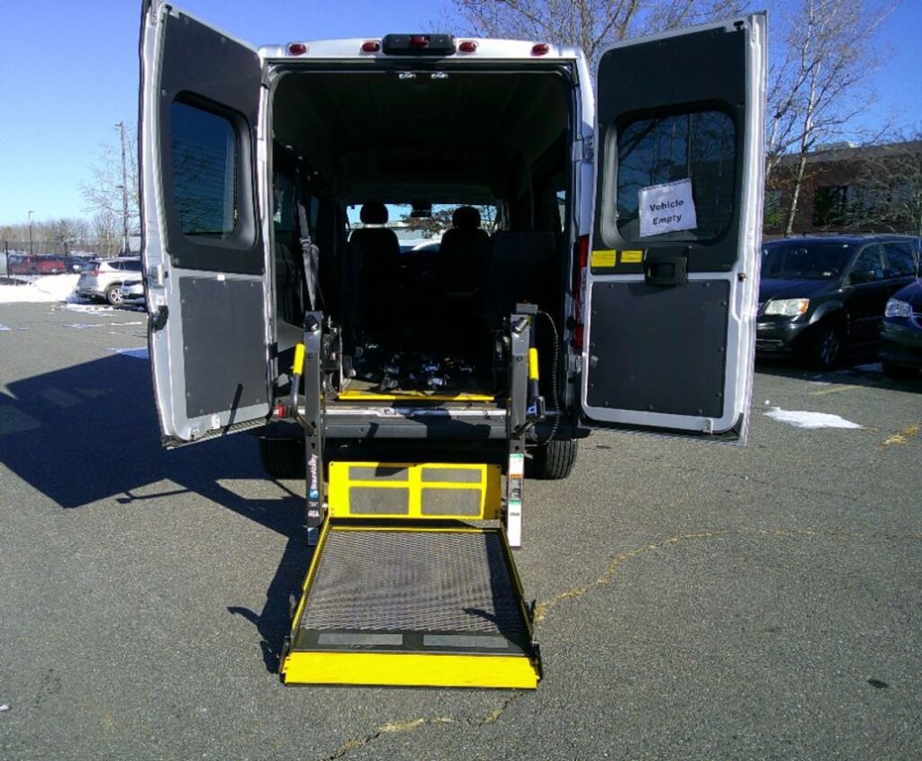 Silver Ram ProMaster with Other Rear Entry Automatic Fold Out conversion