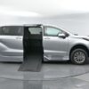 Silver Toyota Sienna with BraunAbility Side Entry Automatic In Floor conversion