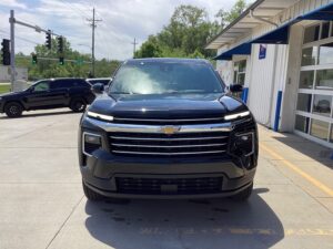 Black Chevrolet Traverse with BraunAbility Side Entry Automatic In Floor conversion