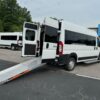 White Ram ProMaster with Driverge Rear Entry Manual Fold Out conversion
