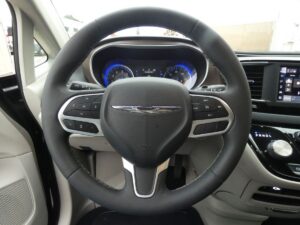 Grey Chrysler Voyager with BraunAbility Side Entry Automatic Fold Out conversion