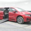 Red Honda Odyssey with BraunAbility Side Entry Automatic In Floor conversion