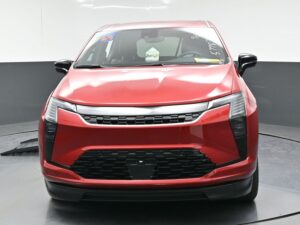 Red Chrysler Pacifica with BraunAbility Side Entry Automatic Fold Out conversion