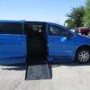 Blue Chrysler Pacifica with BraunAbility Side Entry Automatic Fold Out conversion