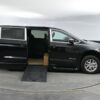 Black Chrysler Pacifica with BraunAbility Side Entry Automatic Fold Out conversion