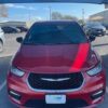 Red Chrysler Pacifica with Driverge Side Entry Automatic Fold Out conversion