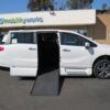 White Honda Odyssey with Vantage Mobility Side Entry Automatic In Floor conversion