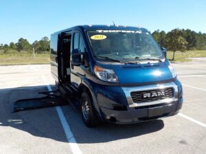 Blue Ram Promaster with Tempest Side Entry Automatic Fold Out conversion