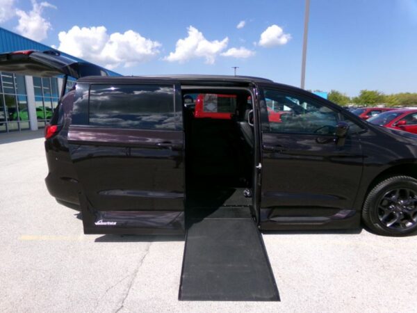 Brown Chrysler Pacifica with Vantage Mobility Side Entry Automatic In Floor conversion