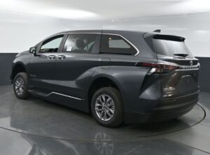 Grey Toyota Sienna with BraunAbility Side Entry Automatic Fold Out conversion