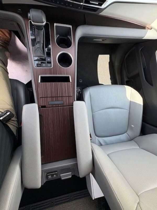 Black Toyota Sienna with Driverge Rear Entry Manual Fold Out conversion
