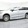 Silver Chrysler Pacifica with BraunAbility Side Entry Automatic Fold Out conversion