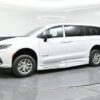 White Chrysler Pacifica with BraunAbility Side Entry Automatic Fold Out conversion