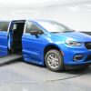 Blue Chrysler Pacifica with BraunAbility Side Entry Automatic Fold Out conversion