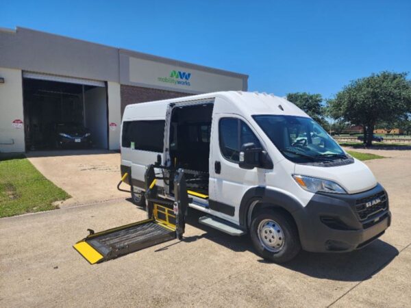 Ram ProMaster with Driverge Side Entry Automatic Fold Out conversion