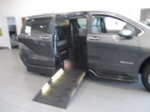Grey Toyota Sienna with BraunAbility Side Entry Automatic Fold Out conversion