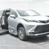Silver Toyota Sienna with BraunAbility Side Entry Automatic Fold Out conversion