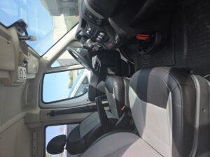 White Ram ProMaster with Driverge Rear Entry Automatic Fold Out conversion