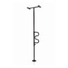 Security Pole and Grab Bar - Black