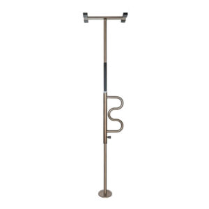 Security Pole and Grab Bar - Deep Bronze