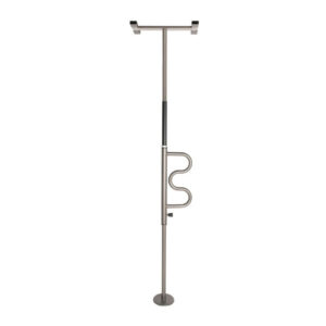 Security Pole and Grab Bar - Graphite