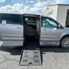 Silver Chrysler Town and Country with BraunAbility Side Entry Automatic Fold Out conversion