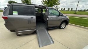 Grey Toyota Sienna with Vantage Mobility Side Entry Automatic In Floor conversion