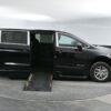 Black Chrysler Pacifica with BraunAbility Side Entry Automatic Fold Out conversion