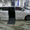 White Toyota Sienna with Vantage Mobility Side Entry Automatic In Floor conversion