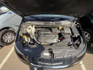 Black Chrysler Town and Country with Vantage Mobility Side Entry Automatic In Floor conversion
