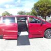 Red Honda Odyssey with BraunAbility Side Entry Automatic In Floor conversion