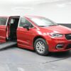 Red Chrysler Pacifica with BraunAbility Side Entry Automatic Fold Out conversion