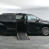 Black Toyota Sienna with BraunAbility Side Entry Automatic Fold Out conversion