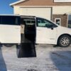 White Chrysler Voyager with Driverge Side Entry Automatic Fold Out conversion