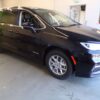 Black Chrysler Pacifica with Driverge Rear Entry Manual Fold Out conversion