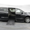 Black Chrysler Voyager with BraunAbility Side Entry Automatic Fold Out conversion