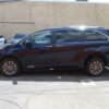 Blue Toyota Sienna with Driverge Rear Entry Manual Fold Out conversion