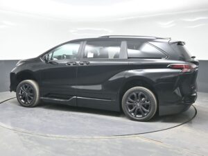 Black Toyota Sienna with BraunAbility Side Entry Automatic Fold Out conversion