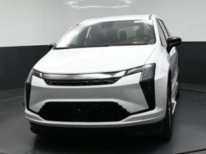 White Chrysler Pacifica with BraunAbility Side Entry Automatic Fold Out conversion
