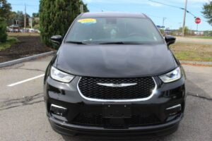 Black Chrysler Pacifica with BraunAbility Side Entry Automatic Fold Out conversion