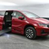 Red Honda Odyssey with Vantage Mobility Side Entry Automatic In Floor conversion