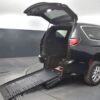 Black Chrysler Pacifica with BraunAbility Rear Entry Manual Fold Out conversion